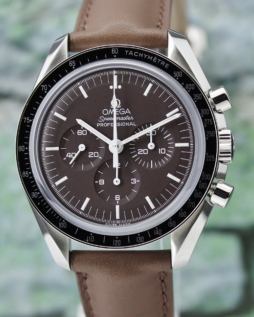 (image for) Unworn Omega Speedmaster Professional Manual Winding Moon Watch Brown Dial / 31132423013001